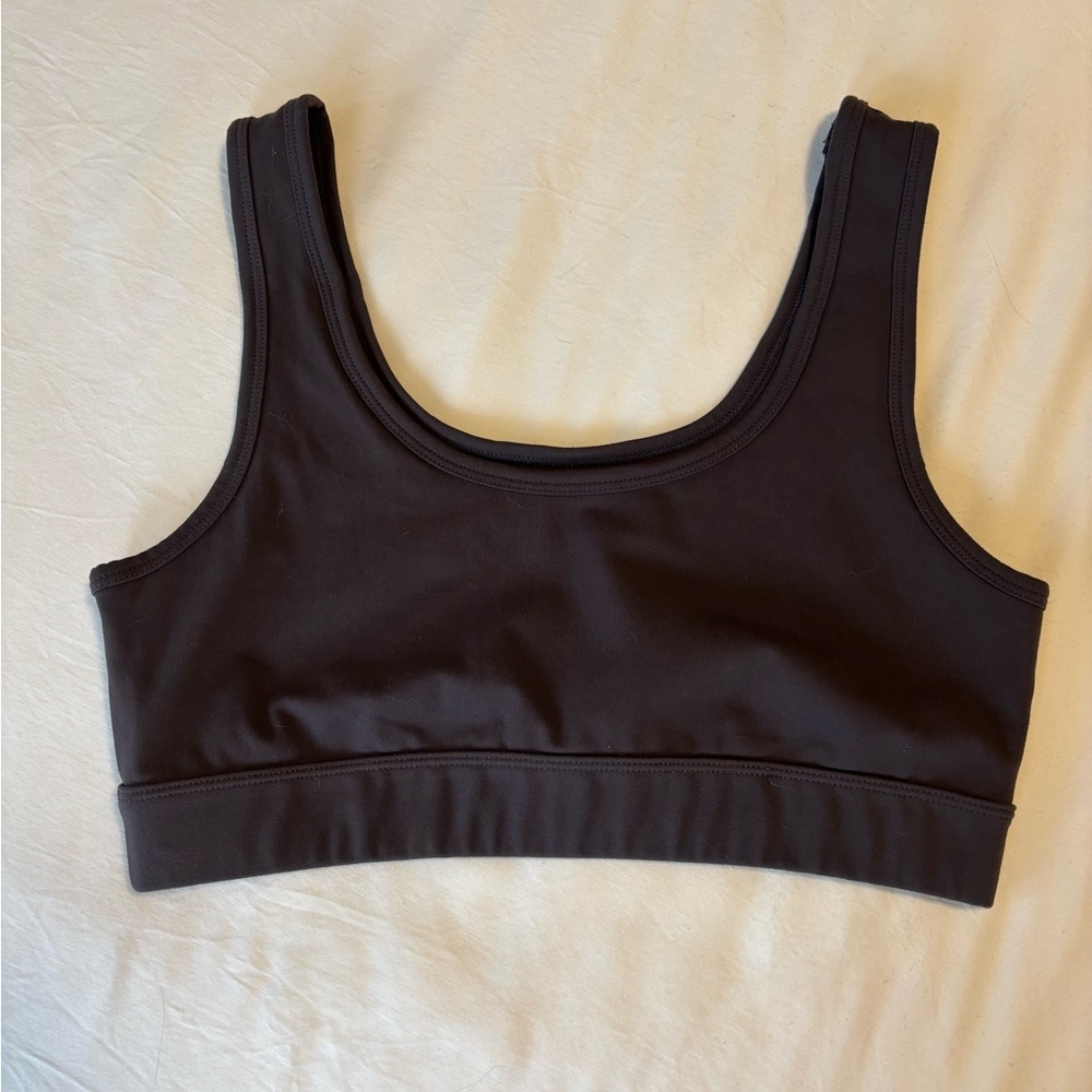 PRE-OWNED Classic Sports Bra - Eggplant | L